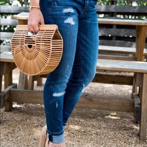 Large Bamboo Purse